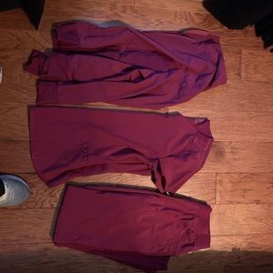 Cherokee infinity scrubs with matching jacket